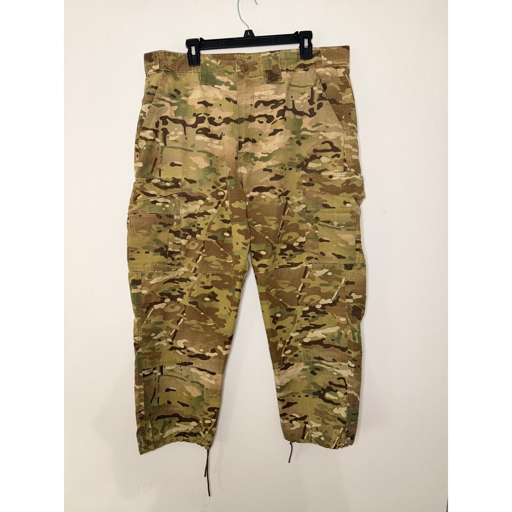 Tru-Spec Mens OCP Multicam Tactical Cargo Pants Ripstop Camo Size 38x30